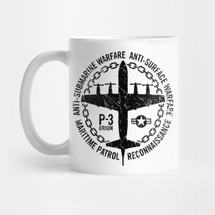 P-3 Orion Naval Maritime Patrol Anti-Submarine Warfare Aircraft Mug